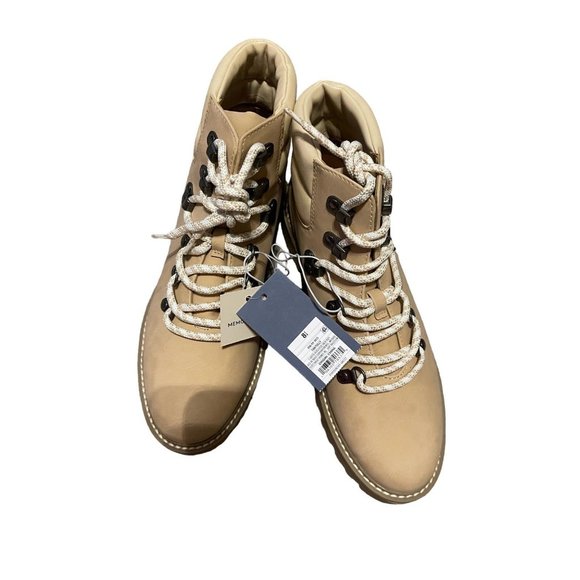 Universal Thread Shoes Womens Tully Laceup Winter Hiking Boots Universal Thread Tan Size 8 2